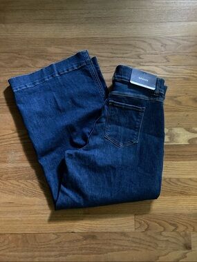 Spanx NWT Cropped Wide Leg Jeans
